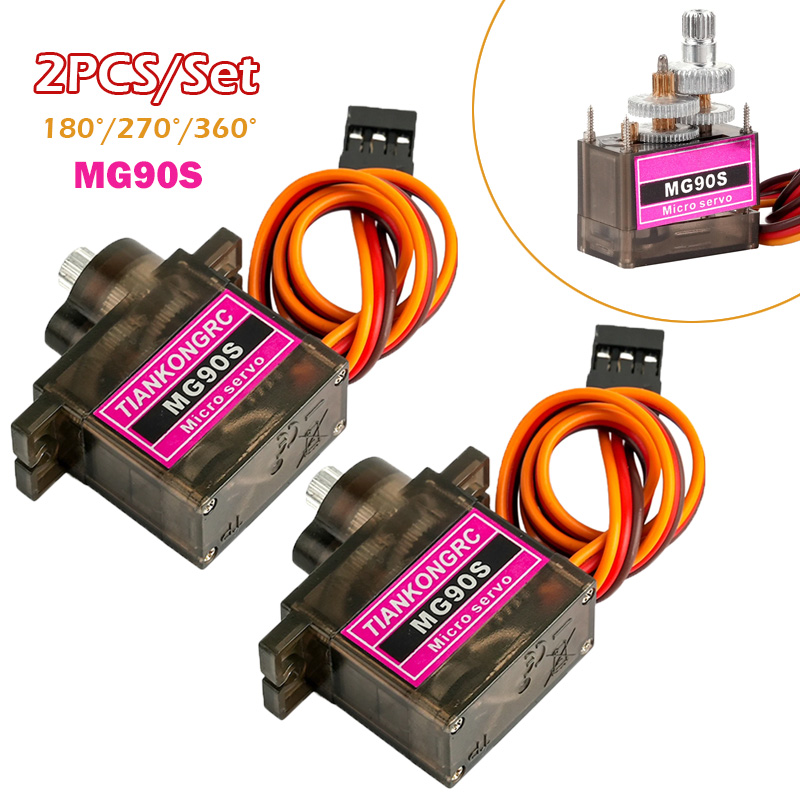 Drone Rc Leading - 2PCS MG90S Full Metal Gear Micro