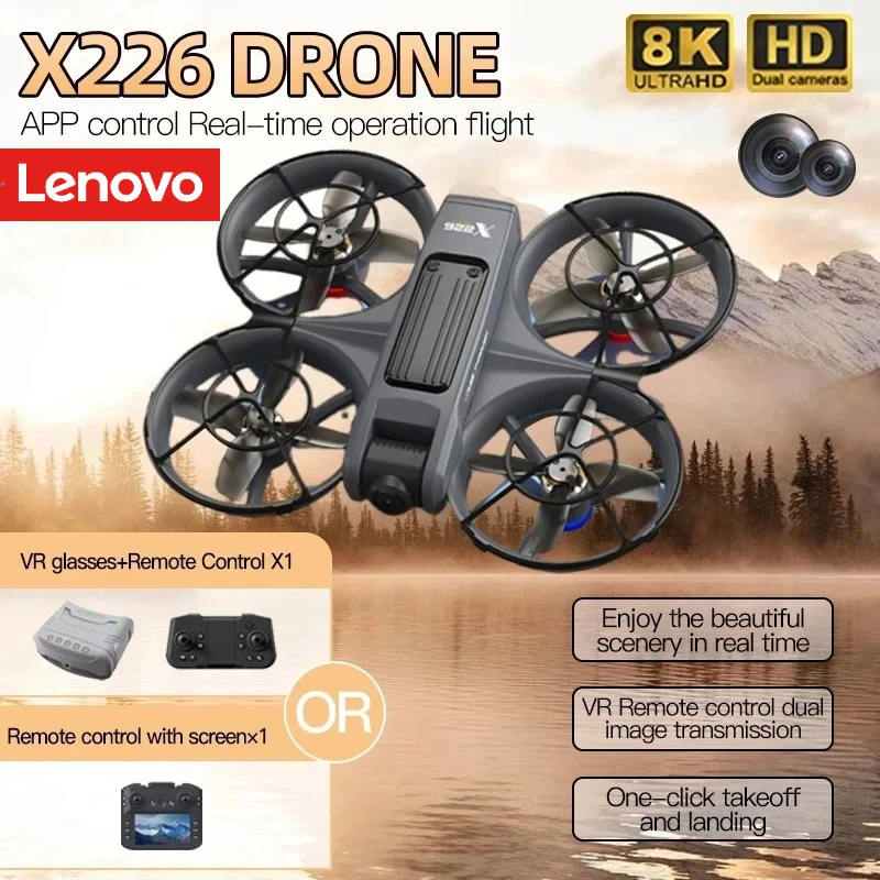 Drone Rc X226 - Lenovo X226/X226VR Drone 8K Professional Remote