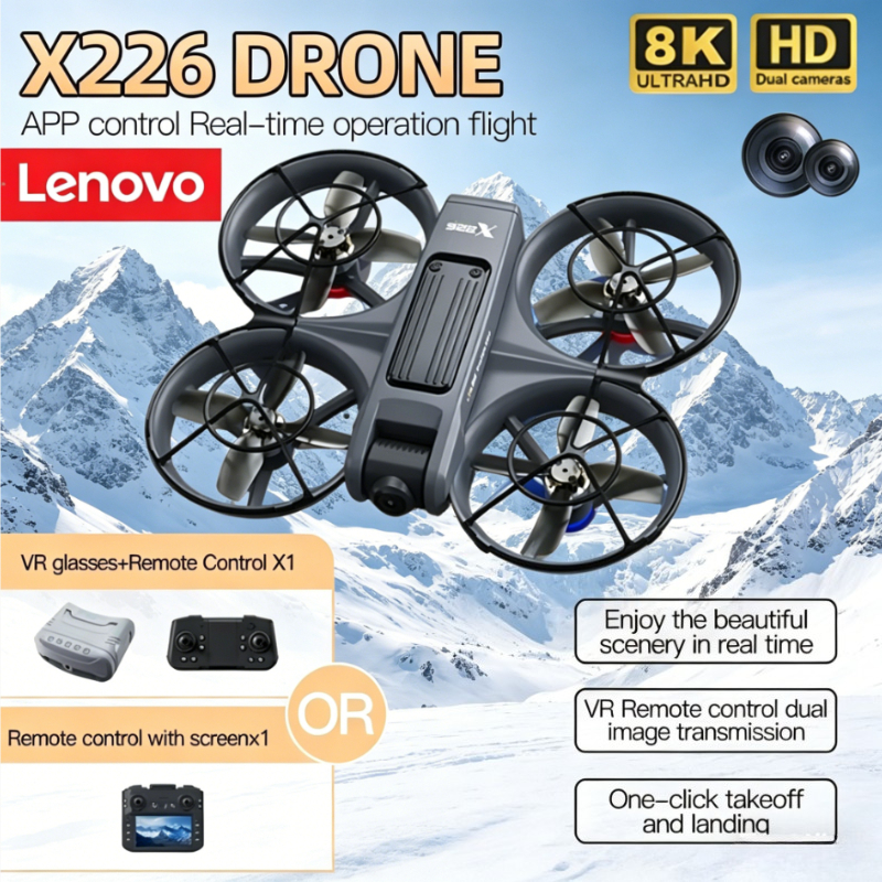 Drone Rc X226 - Lenovo X226/X226VR Drone 4K 8K Professional