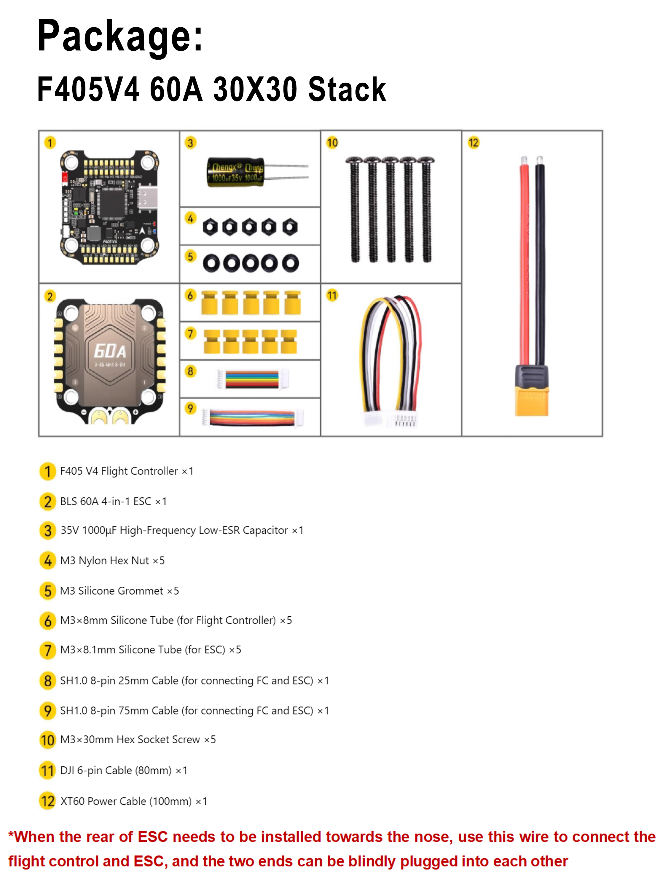 Drone Rc V4 - F405 V4 FC Flight Controller with
