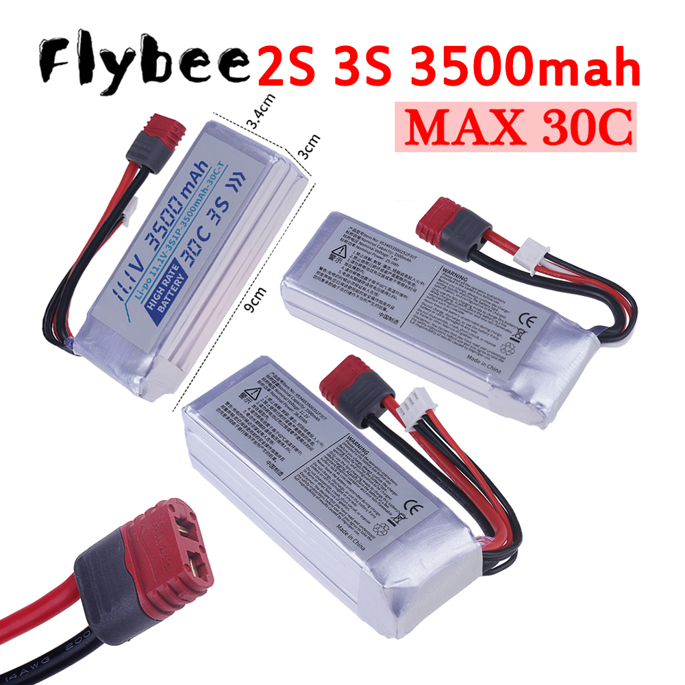 Drone Mjx Rc - 3500MAH 30C 7.4V 11.1V Lipo Battery