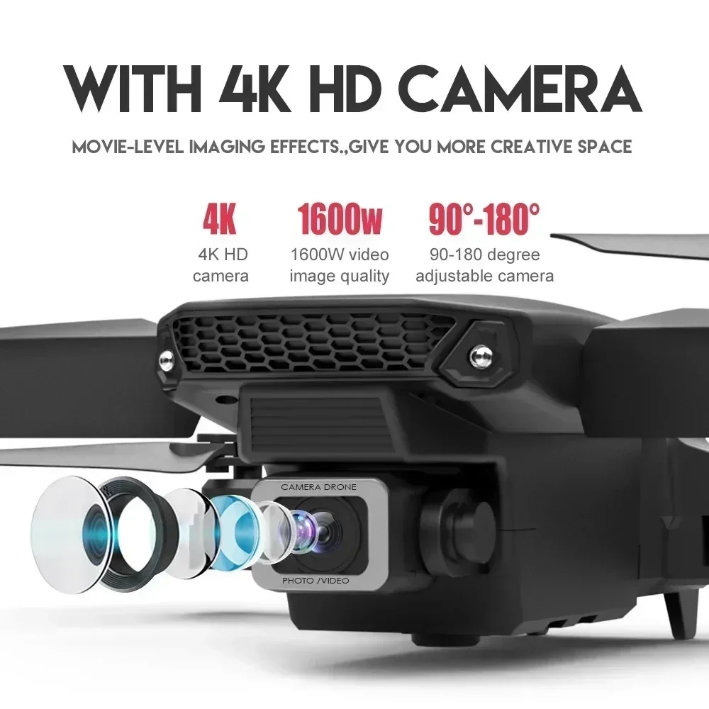 E88 Pro WiFi FPV Drone. Wide-a - Drone Rc E88 Pro reseña y precio