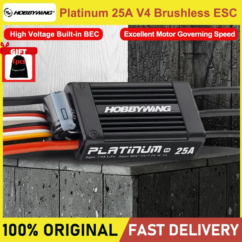 Hobbywing Platinum 25A V4 Brus - Drone Rc V4 reseña y precio