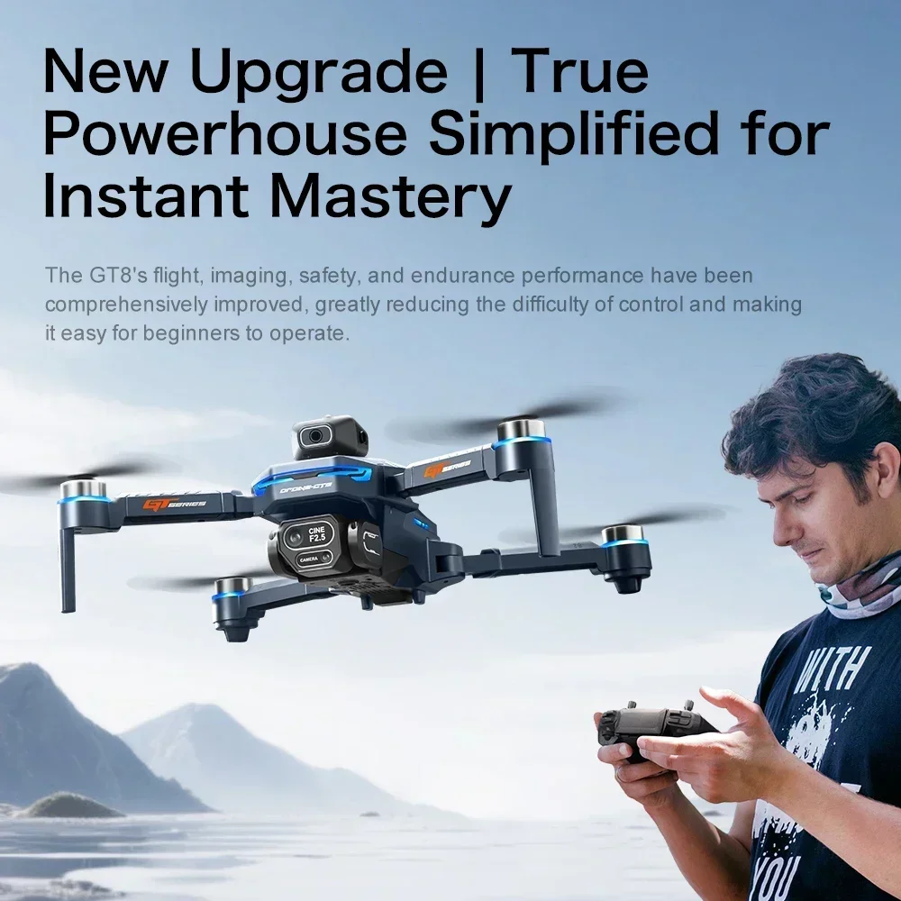 Drone 4K HD GT8 Camera Obstacl - Drone Rc Gt50 reseña y precio