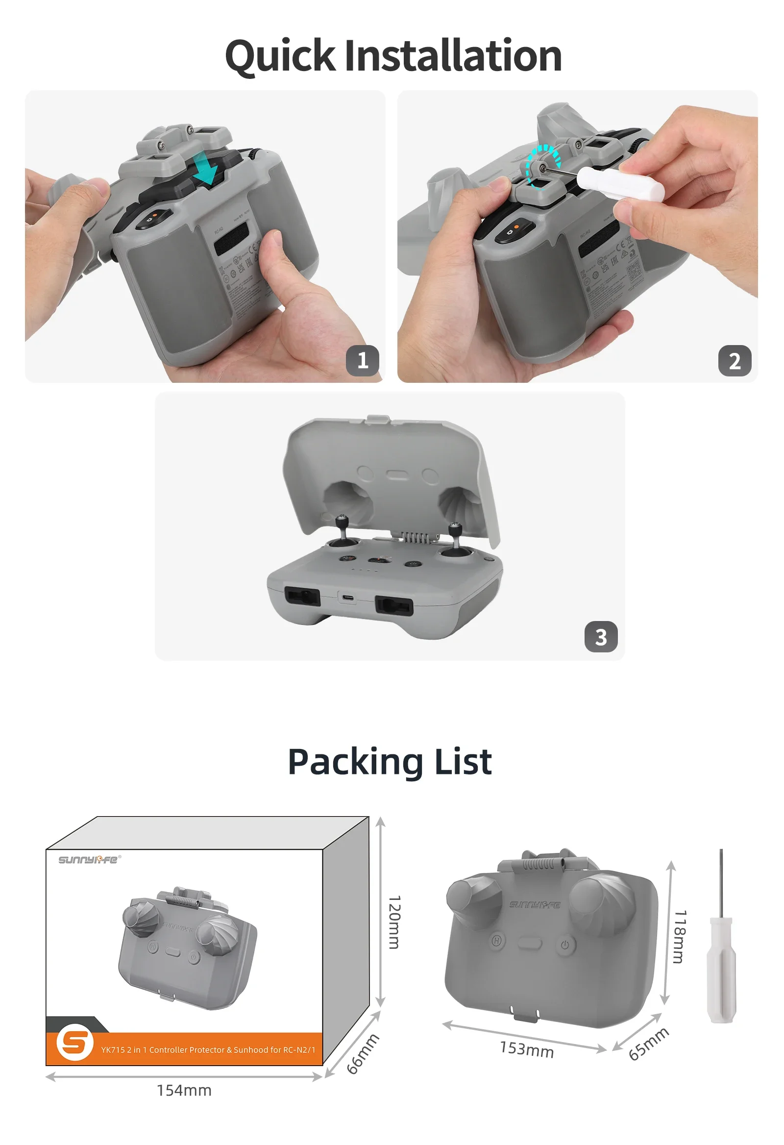 2 in 1 Controller Protector Su - Drone Rc Cover reseña y precio