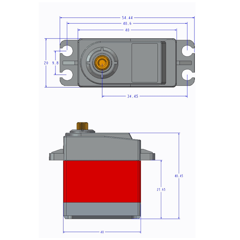 20KG Digital Servo Large Torqu - Drone Switch Rc reseña y precio