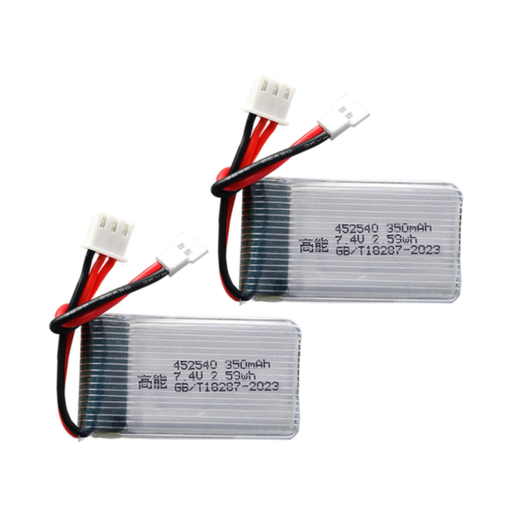 10pcs 7.4V 350mah 2S Lipo Batt - Drone Mjx Rc reseña y precio