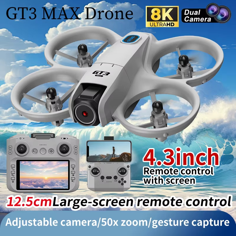 New GT3/GT3 MAX Drone 8K HD Re - Drone Gt3 Rc reseña y precio