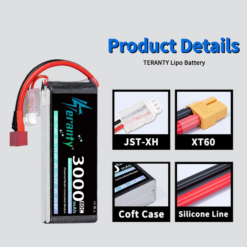 TERANTY 2S 3000mAh Lipo Batter - Drone Rc Link reseña y precio