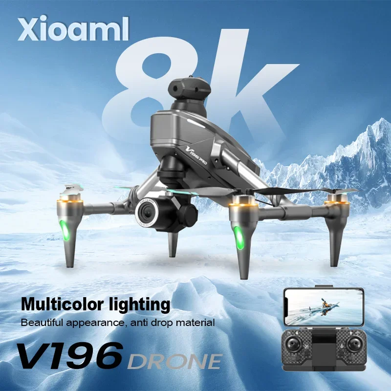 2024 Edward V196 drone 8K prof - Drone V196 Rc reseña y precio