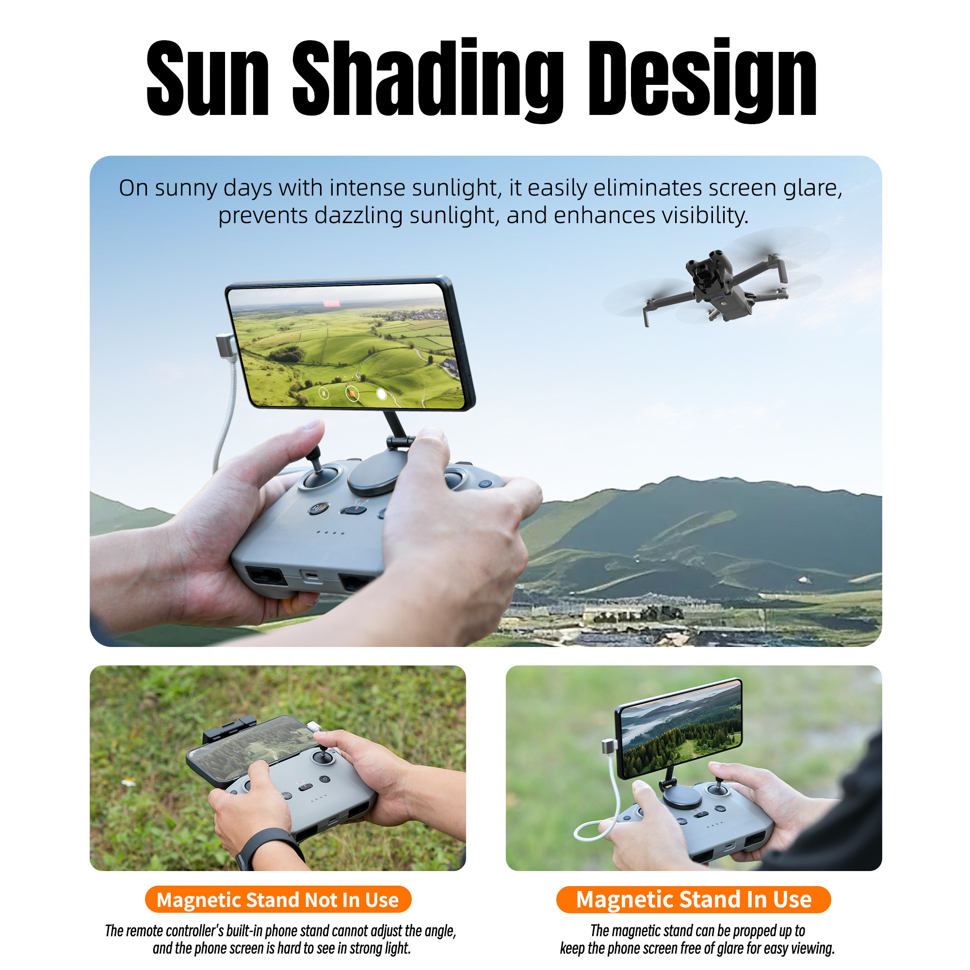 Adjustable Magnetic Phone Stan - Drone Dji Rc Pro reseña y precio