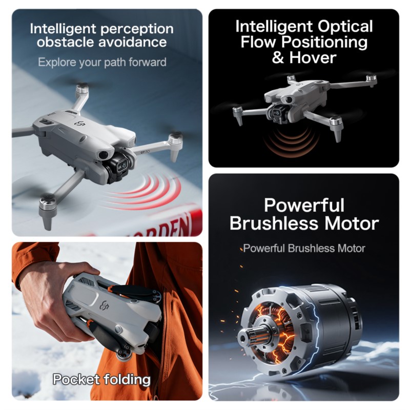 GT50 PRO Drone Professional 4K - Drone Rc Gt50 reseña y precio