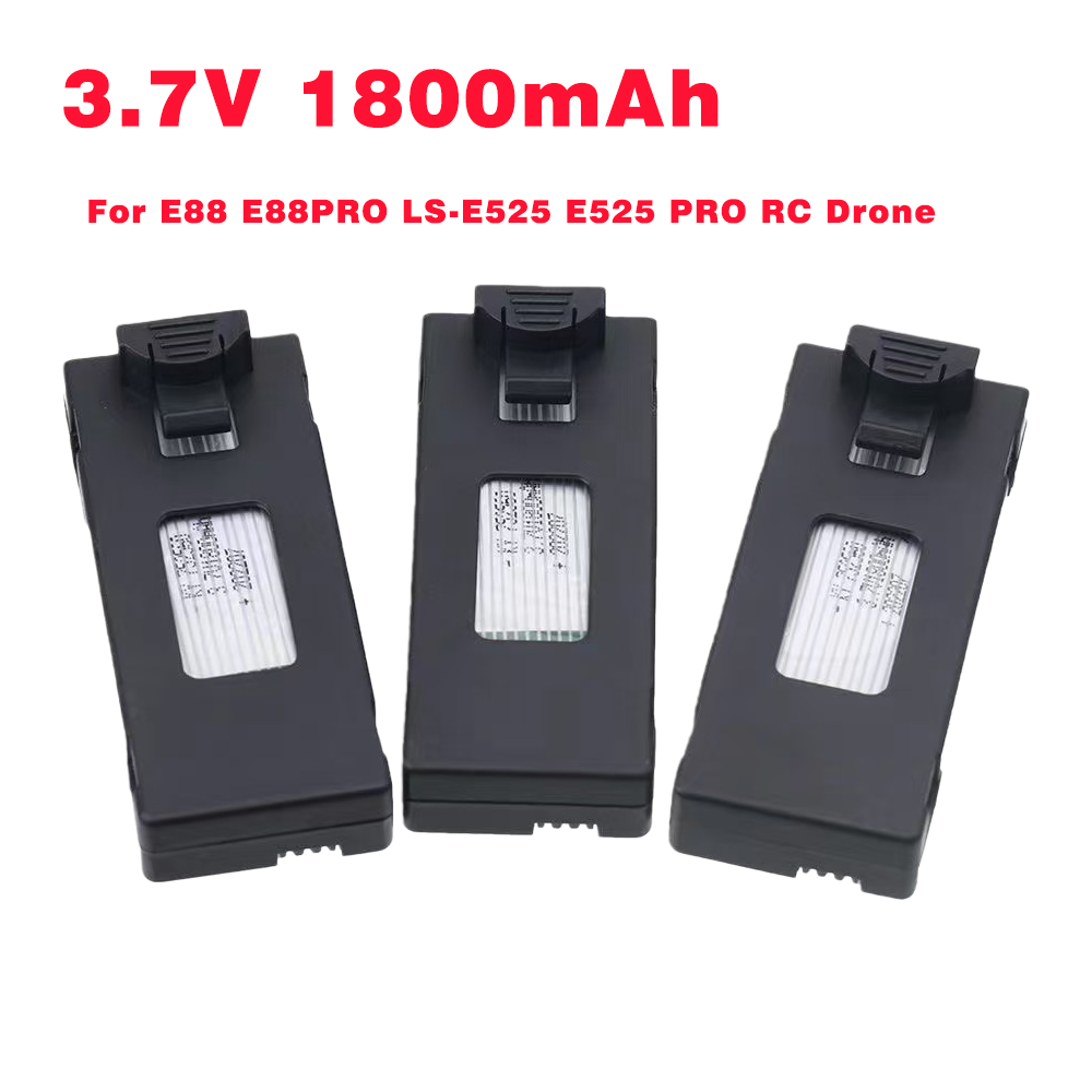 3.7V 1800Mah RC Drone Battery  - Drone Rc E88 Pro reseña y precio