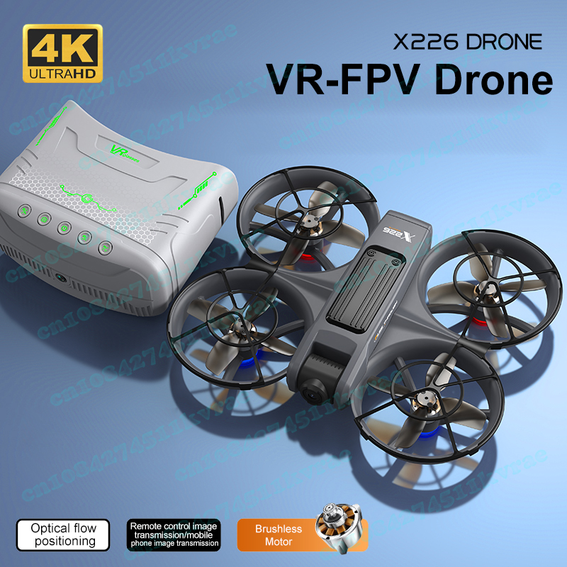 X226 VR FPV Drone 4K HD Dual C - Drone Rc X226 reseña y precio