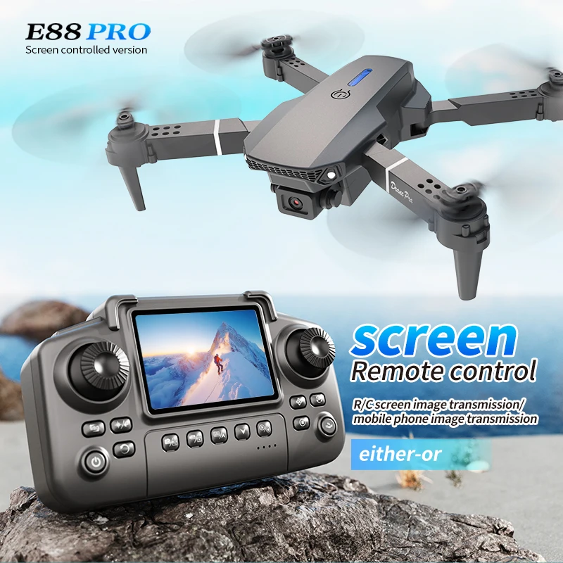 Professional E88 PRO Drone wit - Drone Rc E88 Pro reseña y precio