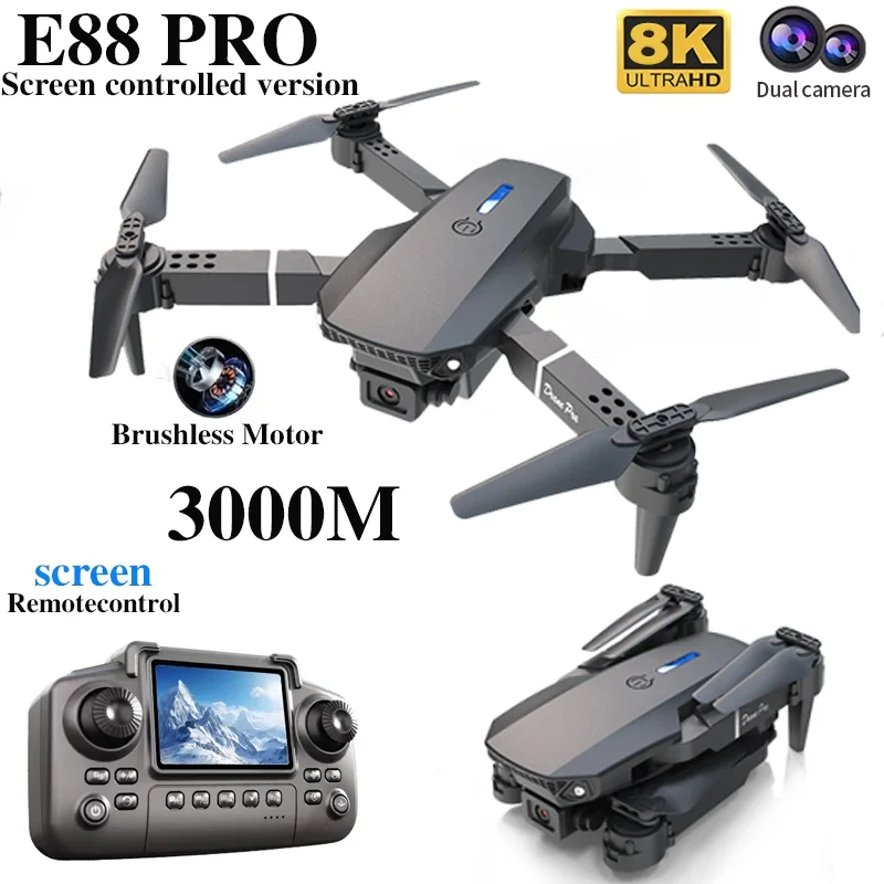 Professional E88 PRO Drone wit - Drone Rc E88 Pro reseña y precio