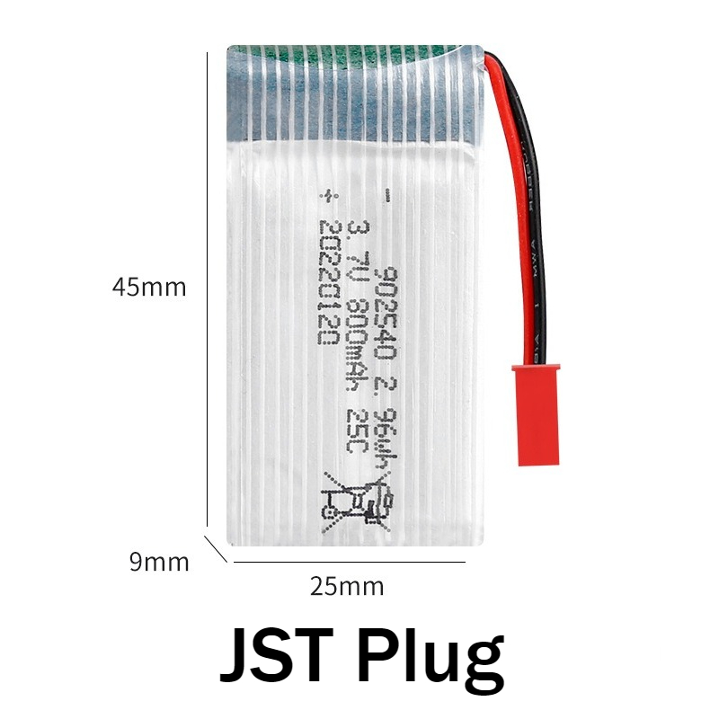 902540 3.7V 800mAh Rechargeabl - Drone Mjx Rc reseña y precio