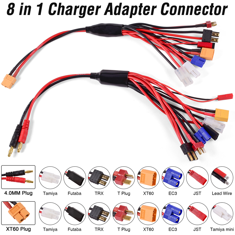 RC Charger Adapter Connector 8 - Drone And Car reseña y precio