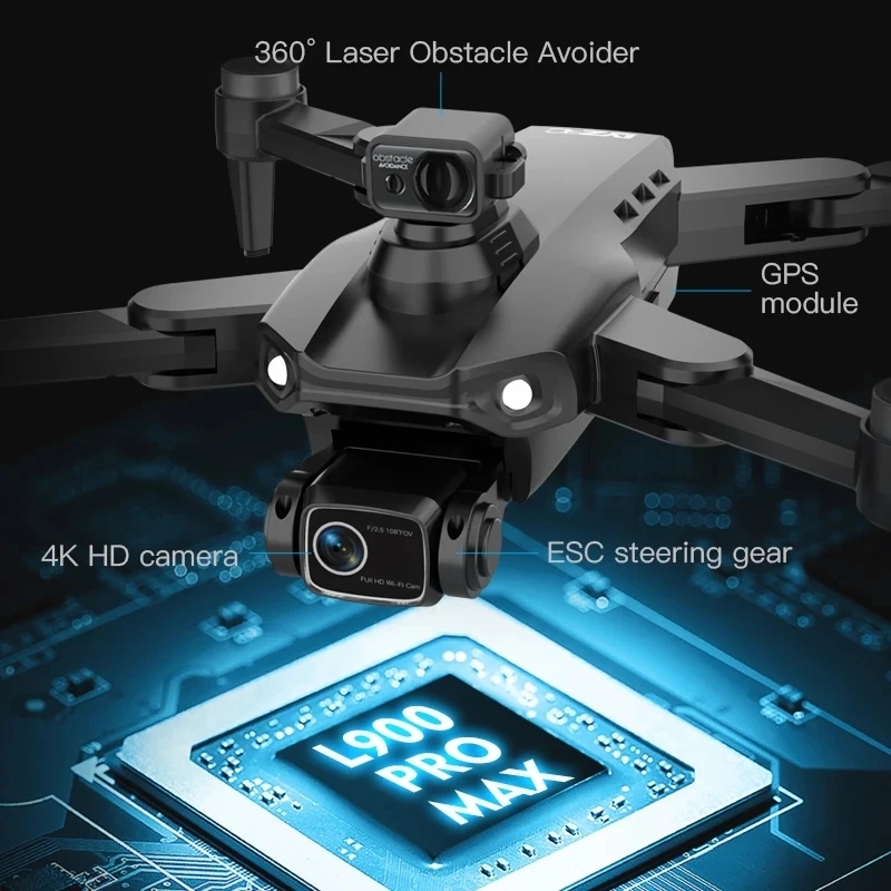 L900 Pro MAX GPS Drone 4K Prof - Drone App Rc Fpv reseña y precio