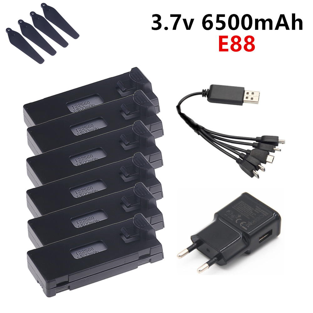 3.7V 6500mAh Lipo Battery For  - Drone Rc E88 Pro reseña y precio