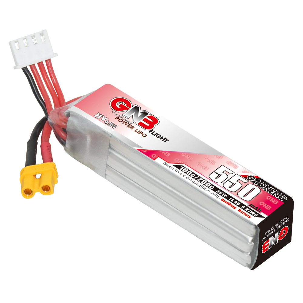 GNB HV 11.4V 550mAh 100C/200C  - Drone Rc Quadcopter reseña y precio
