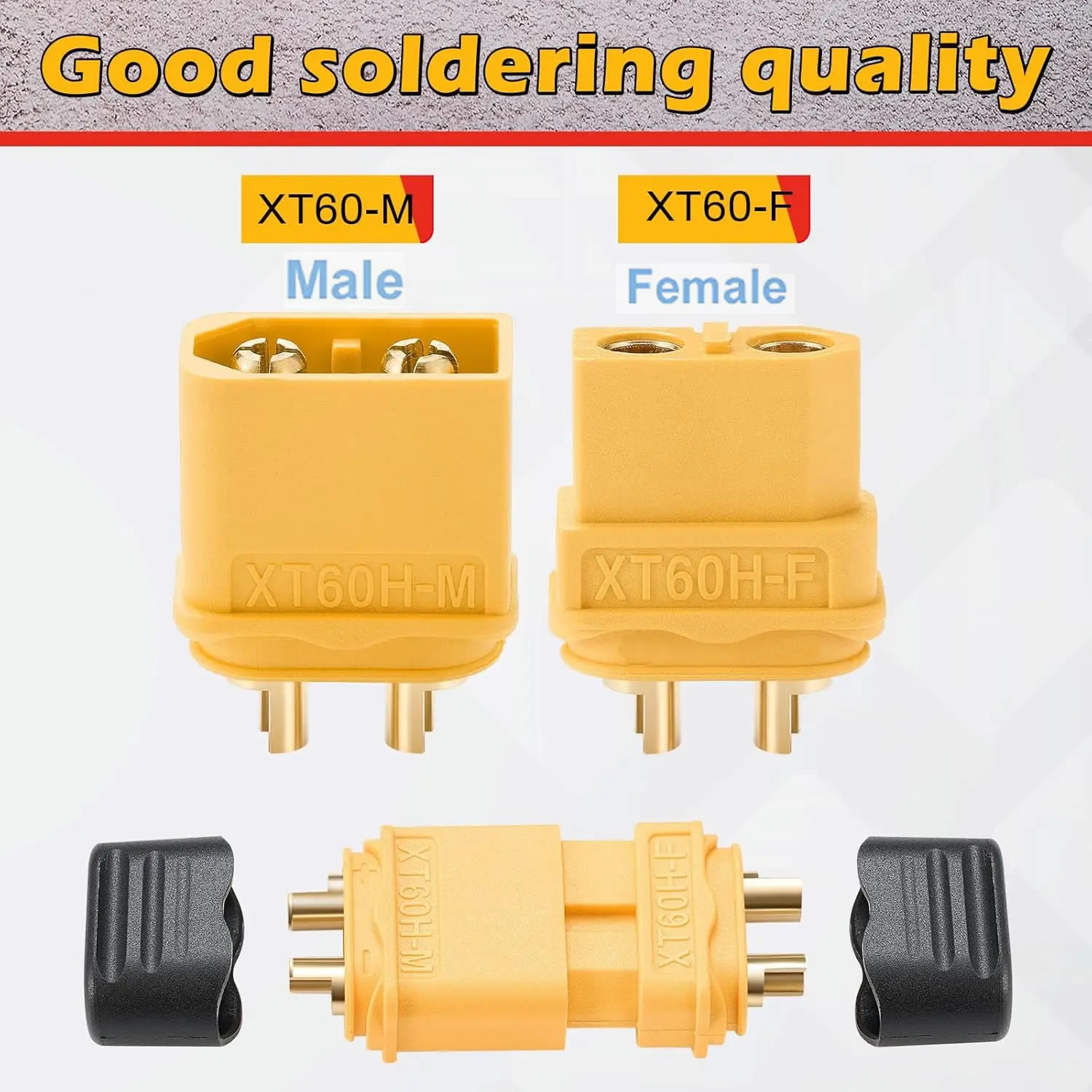 XT60 Connector Plug with Sheat - Drone Rc Link reseña y precio