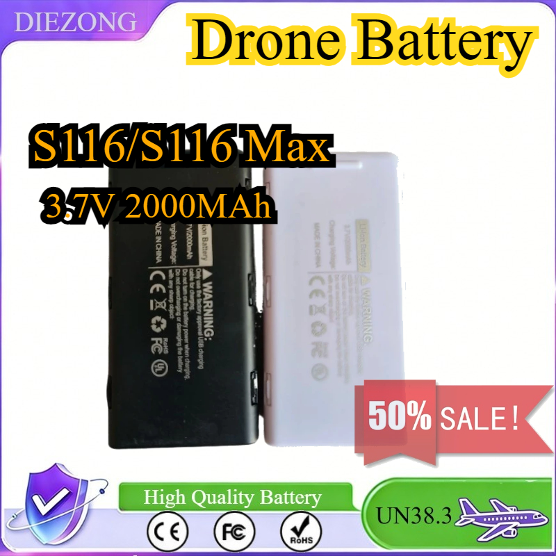 3.7V 2000MAh Battery for S116  - Drone Rc S116 reseña y precio