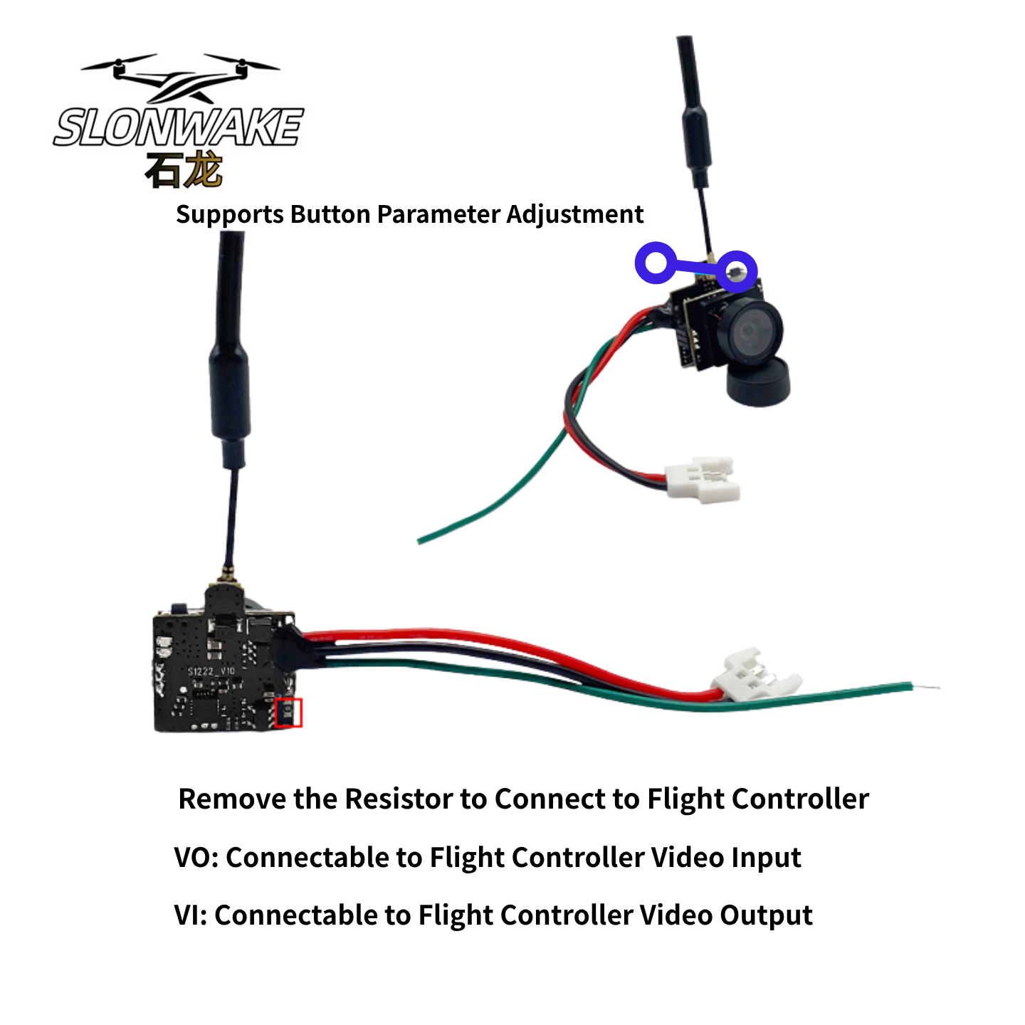 SLONWAKE 5.8G Analog Video Tra - Drone Rc With Screen reseña y precio