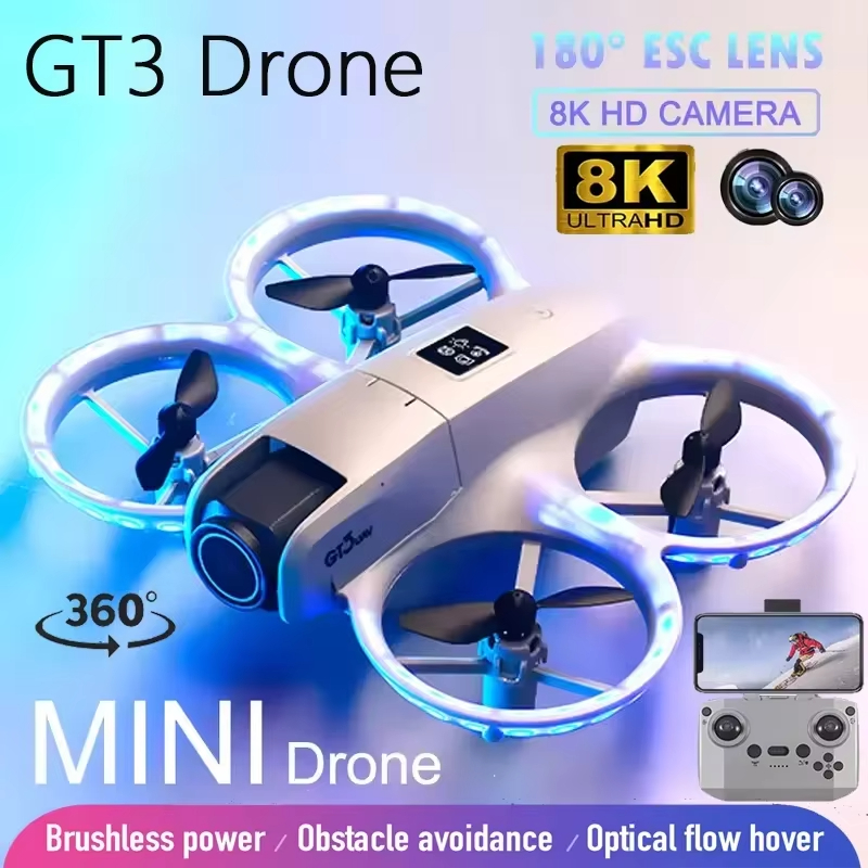 NEW GT3 Mini Drone 8K HD Dual  - Drone Gt3 Rc reseña y precio