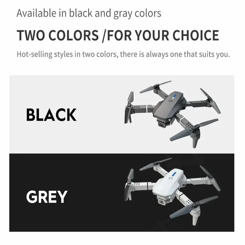 E88 Mini Drone 4K HD Camera Wi - Drone E88 Rc Quadcopter reseña y precio