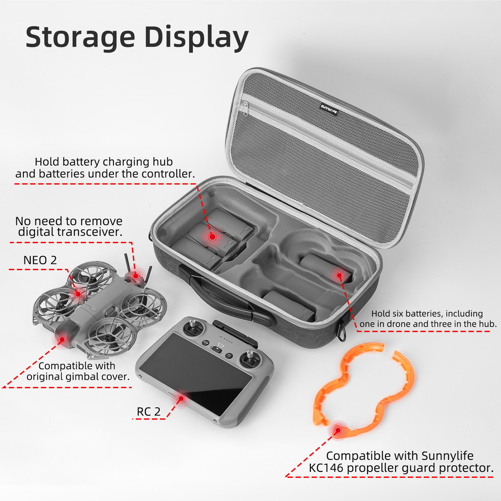 Portable Carrying Case For DJI - Drone Rc Cover reseña y precio