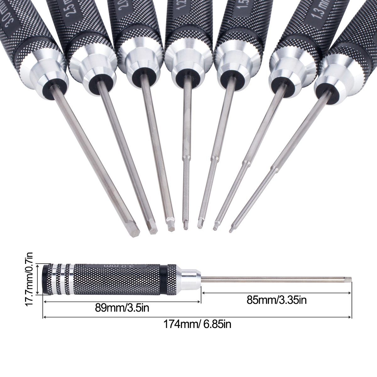 7 IN 1 Steel Hex Screwdriver S - Drone And Car reseña y precio