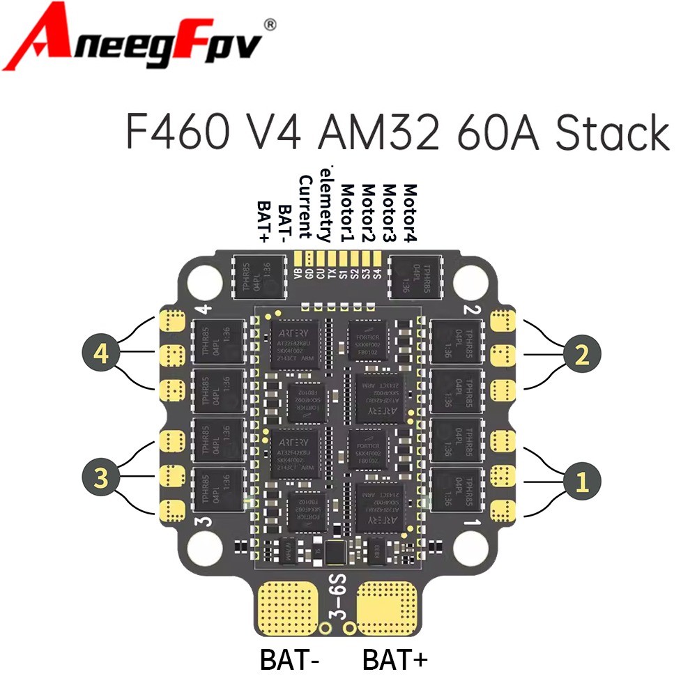Aocoda RC F460 V4 Stack F405 V - Drone Rc V4 reseña y precio