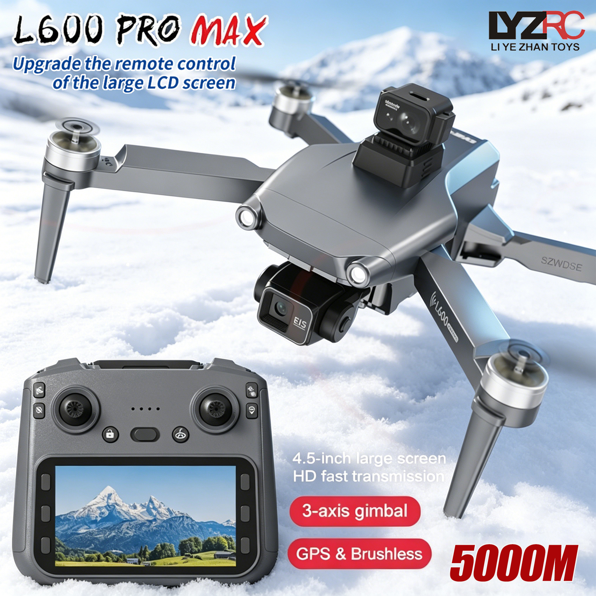 L600 MAX GPS Drone Professiona - Drone Rc With Screen reseña y precio