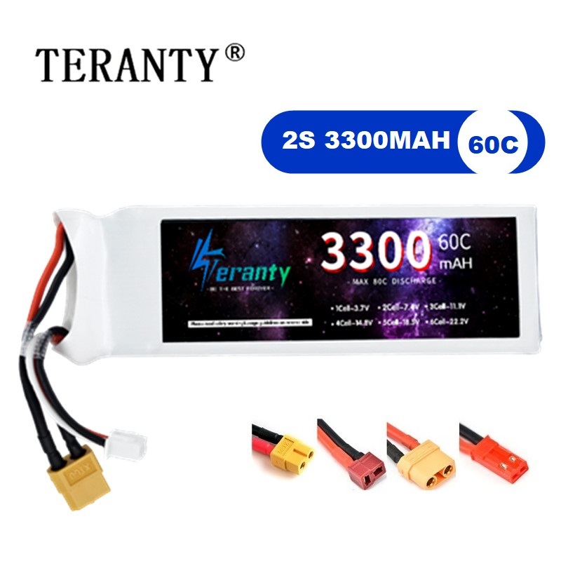 2S 7.4V LiPo Battery 3300mAh 6 - Drone Rc Boat reseña y precio
