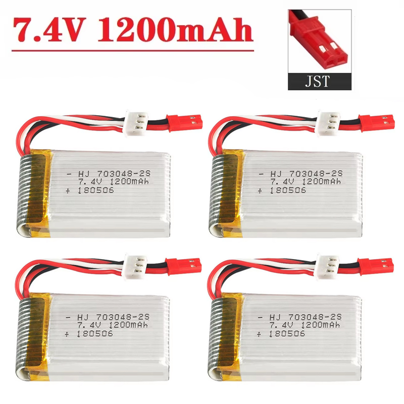Lipo Battery 2S 7.4V 1200mAh 7 - Drone Mjx Rc reseña y precio