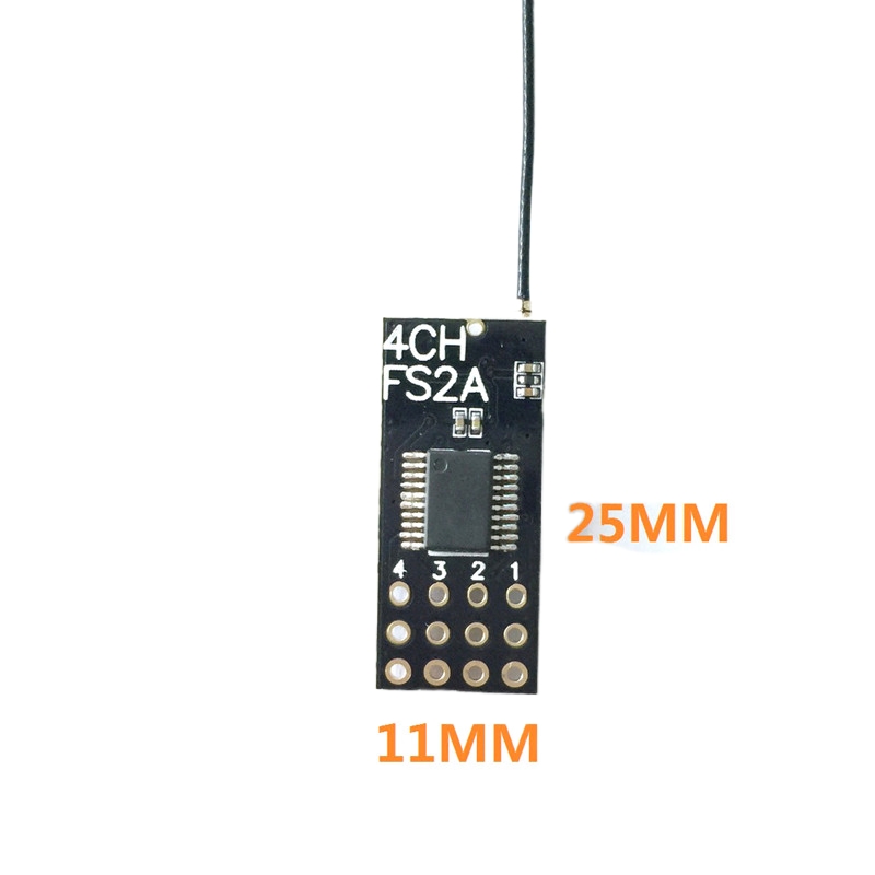 Flysky FS2A Mini Receiver 4CH  - Drone Rc Leading reseña y precio