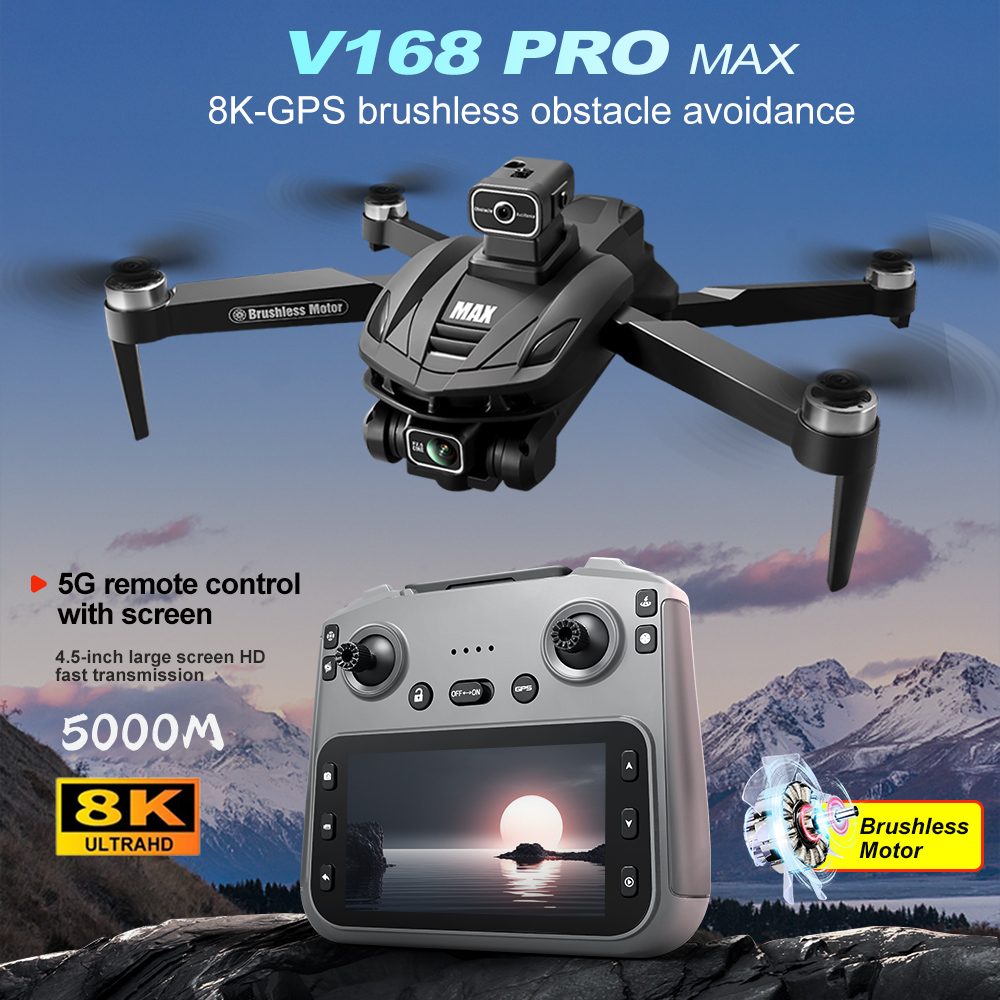 V168 PRO Max GPS Drone 8K Prof - Drone App Rc Fpv reseña y precio