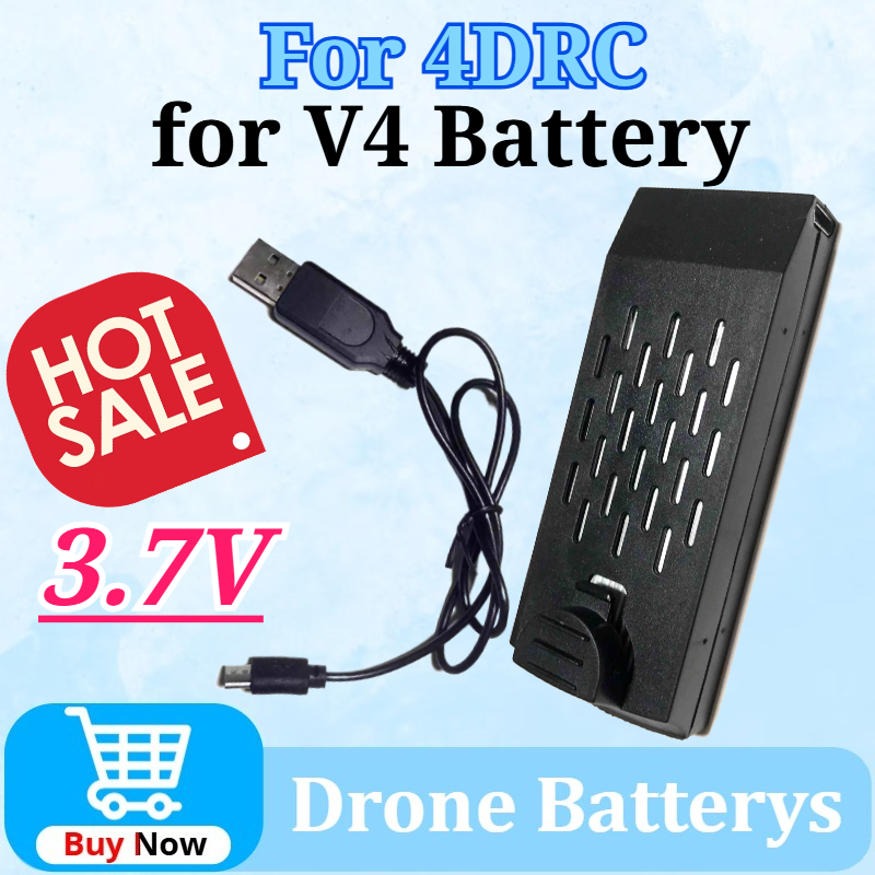 For V4 3.7V Battery charging c - Drone Rc V4 reseña y precio