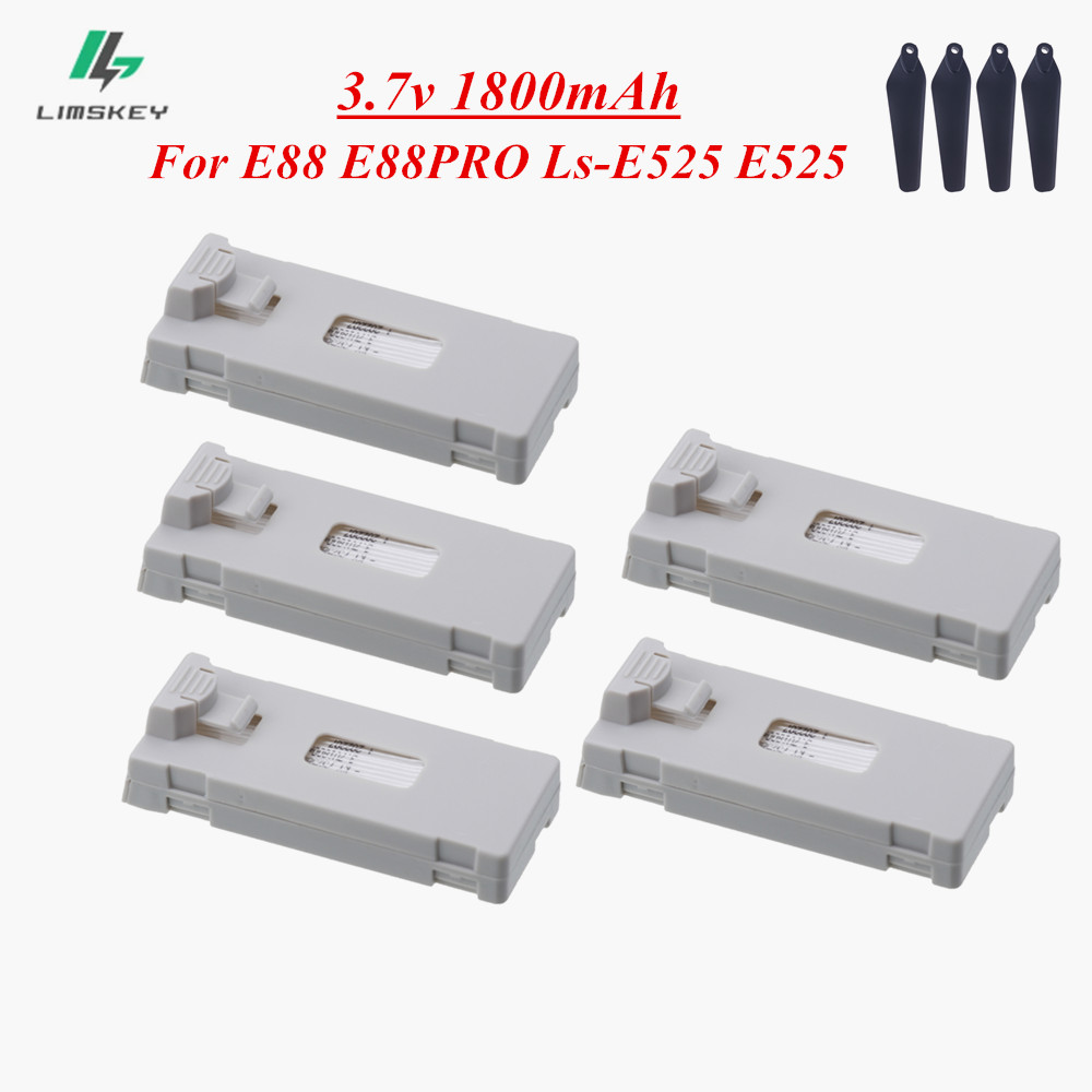 3.7V 1800mAh RC Drone Battery  - Drone Rc E88 Pro reseña y precio