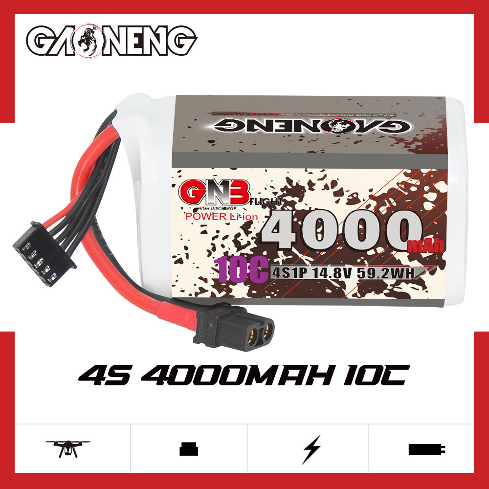 GNB 4000mAh 4S 14.8V 10C 20C W - Drone Rc Link reseña y precio