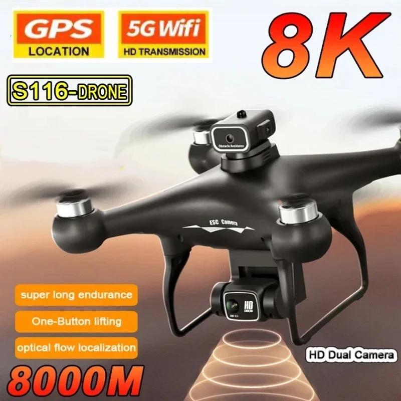 2025 Drone S116 MAX Elf 4K HD  - Drone Rc S116 reseña y precio
