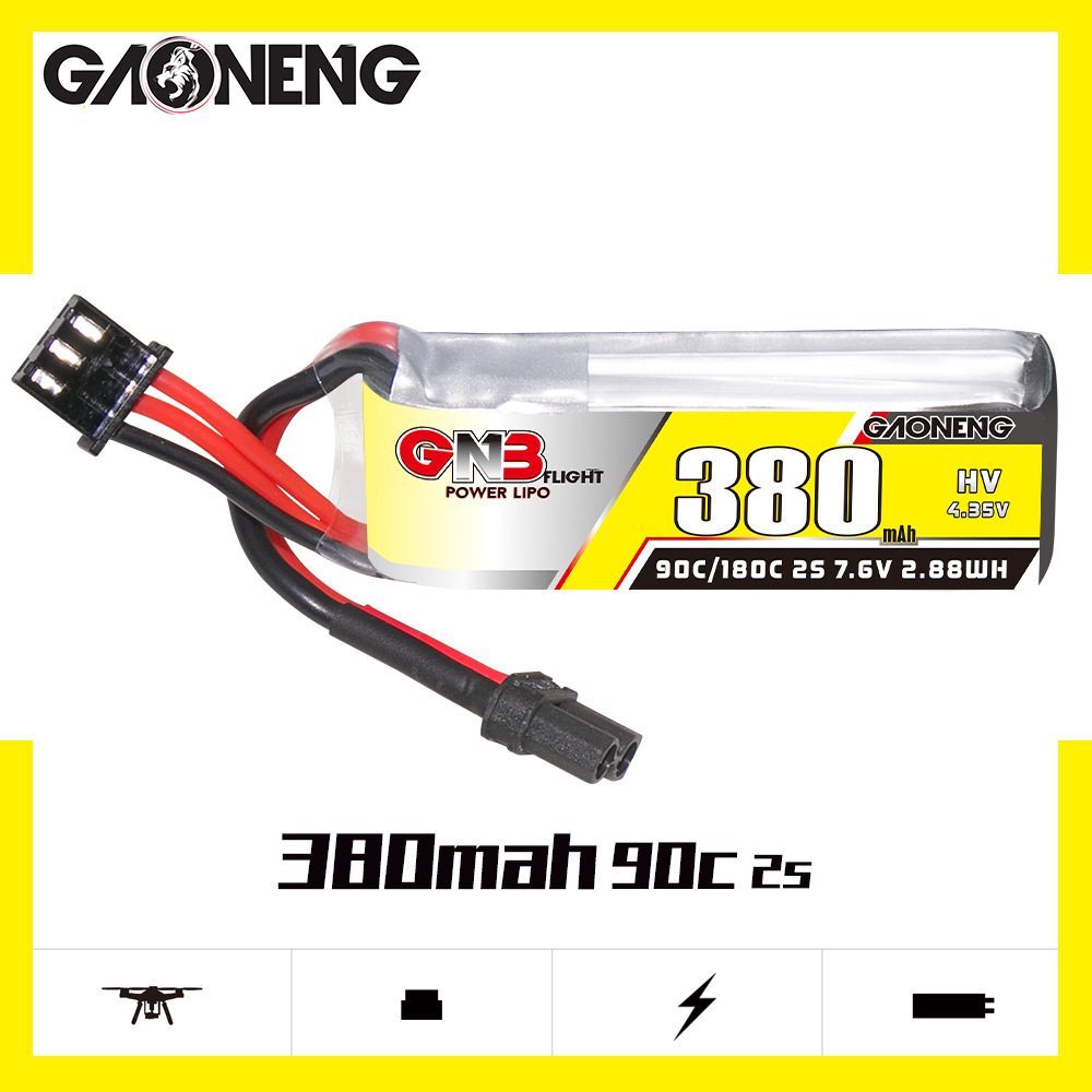 GNB 2S 7.6V 380mAh 90C/180C Li - Drone Rc Leading reseña y precio