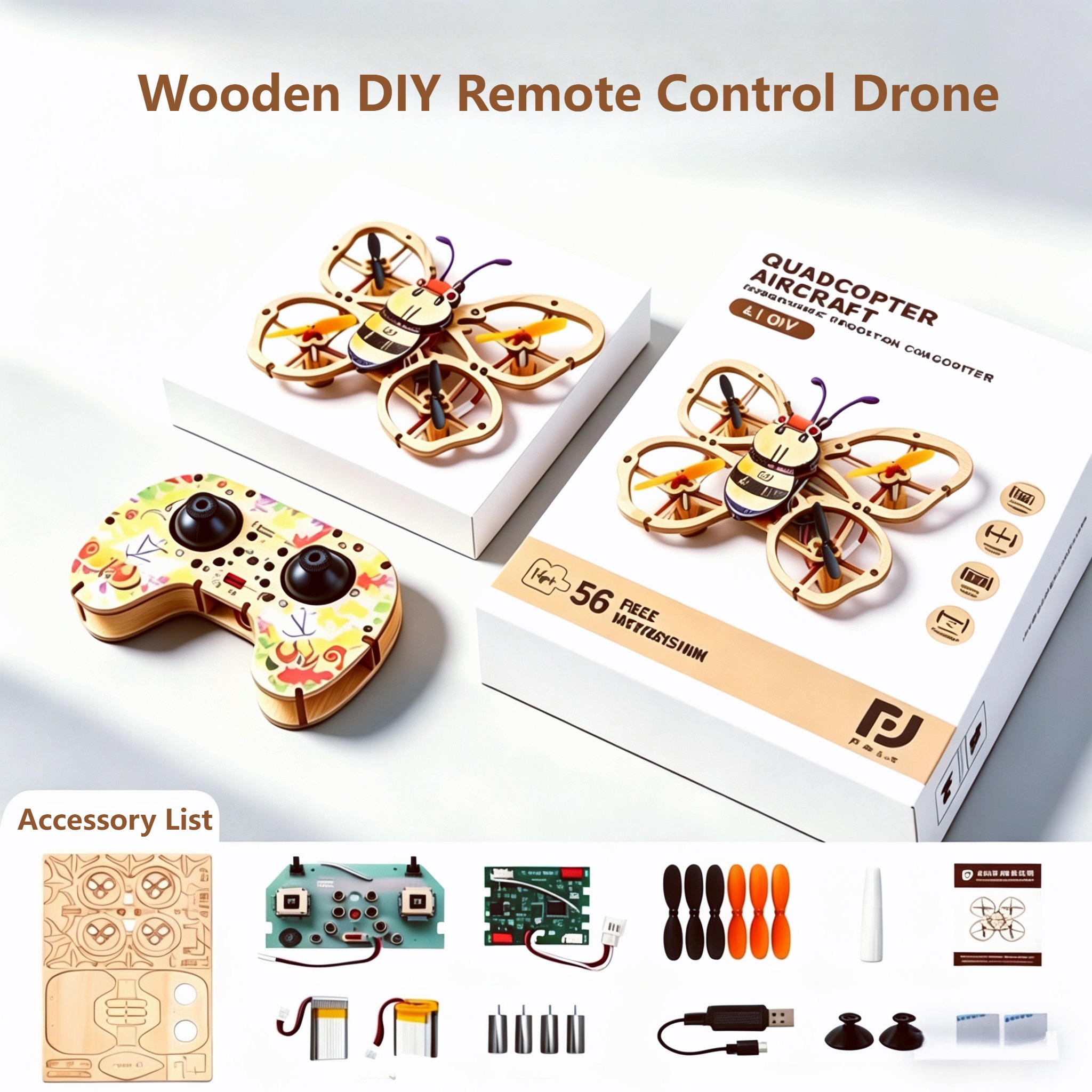 2026 New Wooden DIY Assembled  - Flight Controller reseña y precio