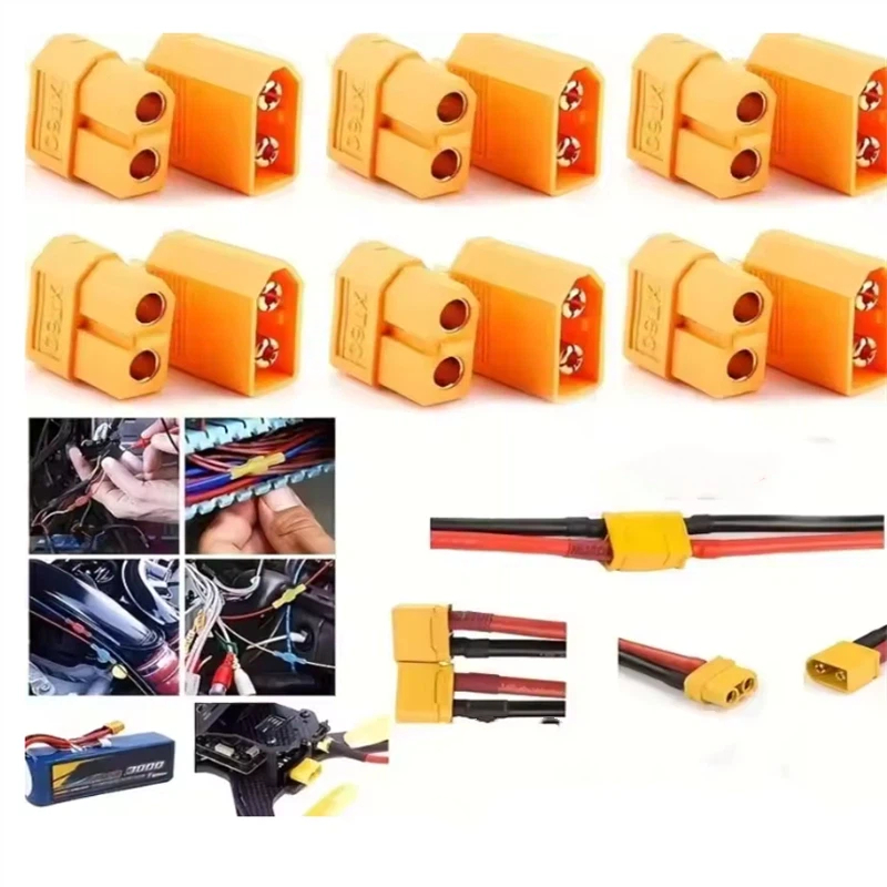 10PCS XT60 Battery Connector M - Drone Rc Link reseña y precio