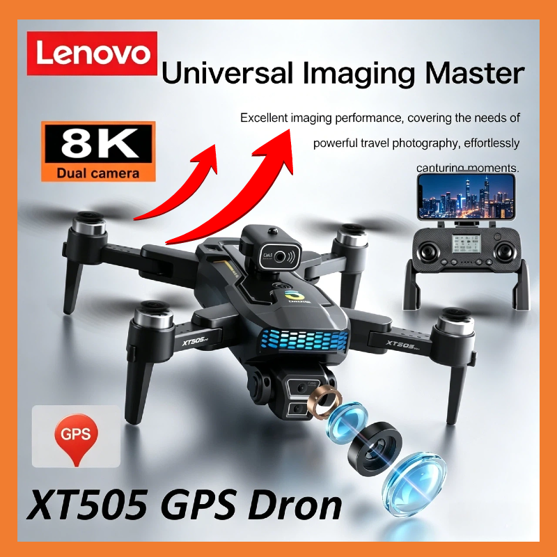 Lenovo XT505 5G GPS Brushless  - Xt505 Rc Drone reseña y precio