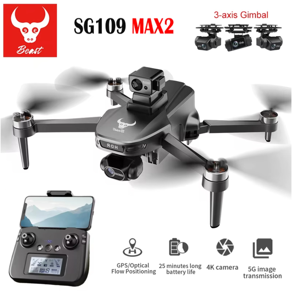 SG109 MAX2 Professional FPV 8K - Drone App Rc Fpv reseña y precio