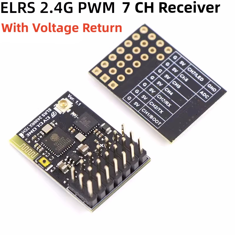 ELRS 2.4G PWM 7CH 6CH CRSF Rec - Drone Rc Leading reseña y precio