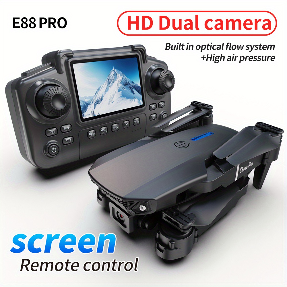 E88 Pro RC Drone WiFi FPV Heig - Drone Rc E88 Pro reseña y precio