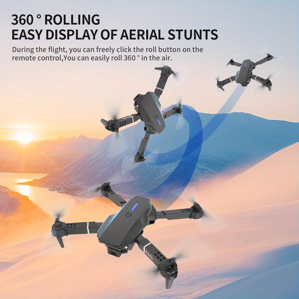 E88 Pro RC Drone WiFi FPV Heig - Drone Rc E88 Pro reseña y precio